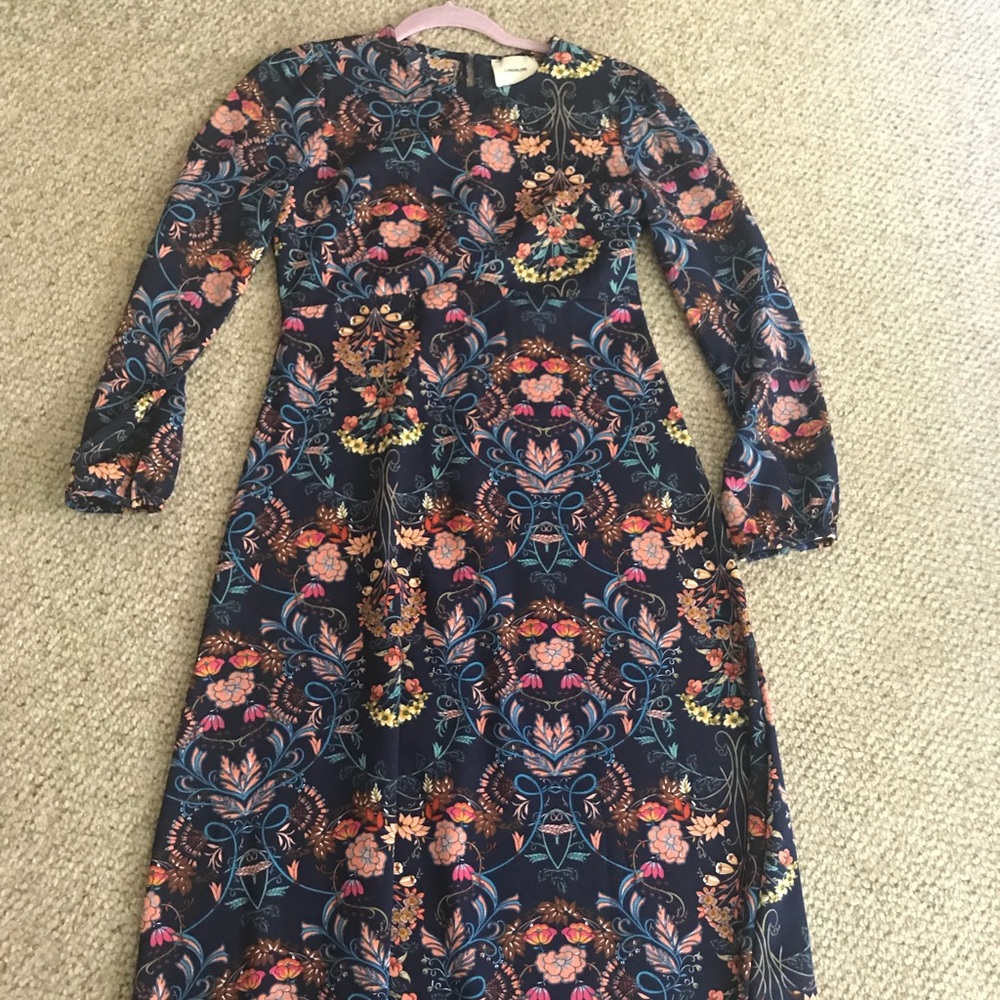 Madeline Garden Splendor Floral Print Dress